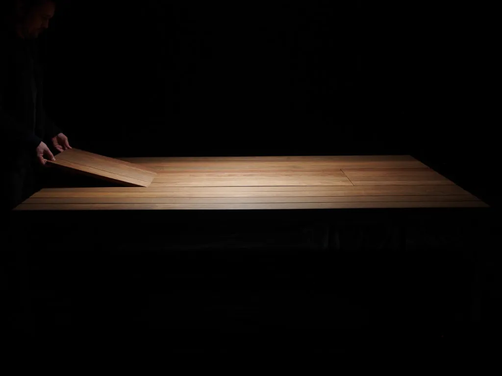 multifunktional Gartentisch einfacher Umbau Anleitung Tisch mit integriertem Grill